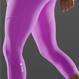 NWT Lululemon SeaWheeze Ltd Ed Speed Up Crop 21” purple blossom RARE 6